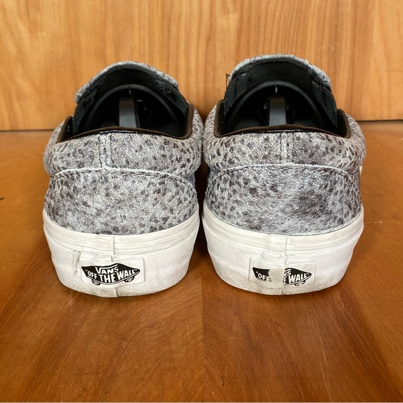 Womens 7.5 Vans Off The Wall Slip On Sneakers Animal Print Grey SEF0796 - Picture 4 of 8